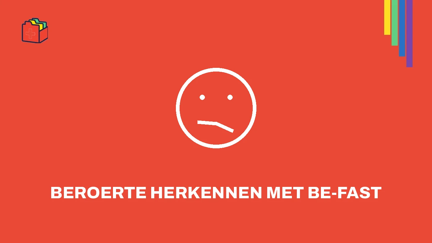 ActiBox-banner: lijnicoon van een gezicht met een scheve mond