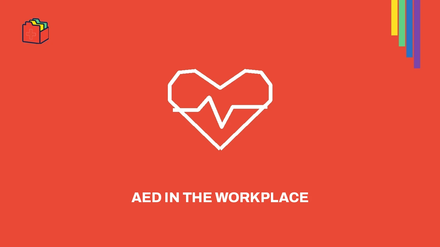 ActiBox banner: an AED in the workplace