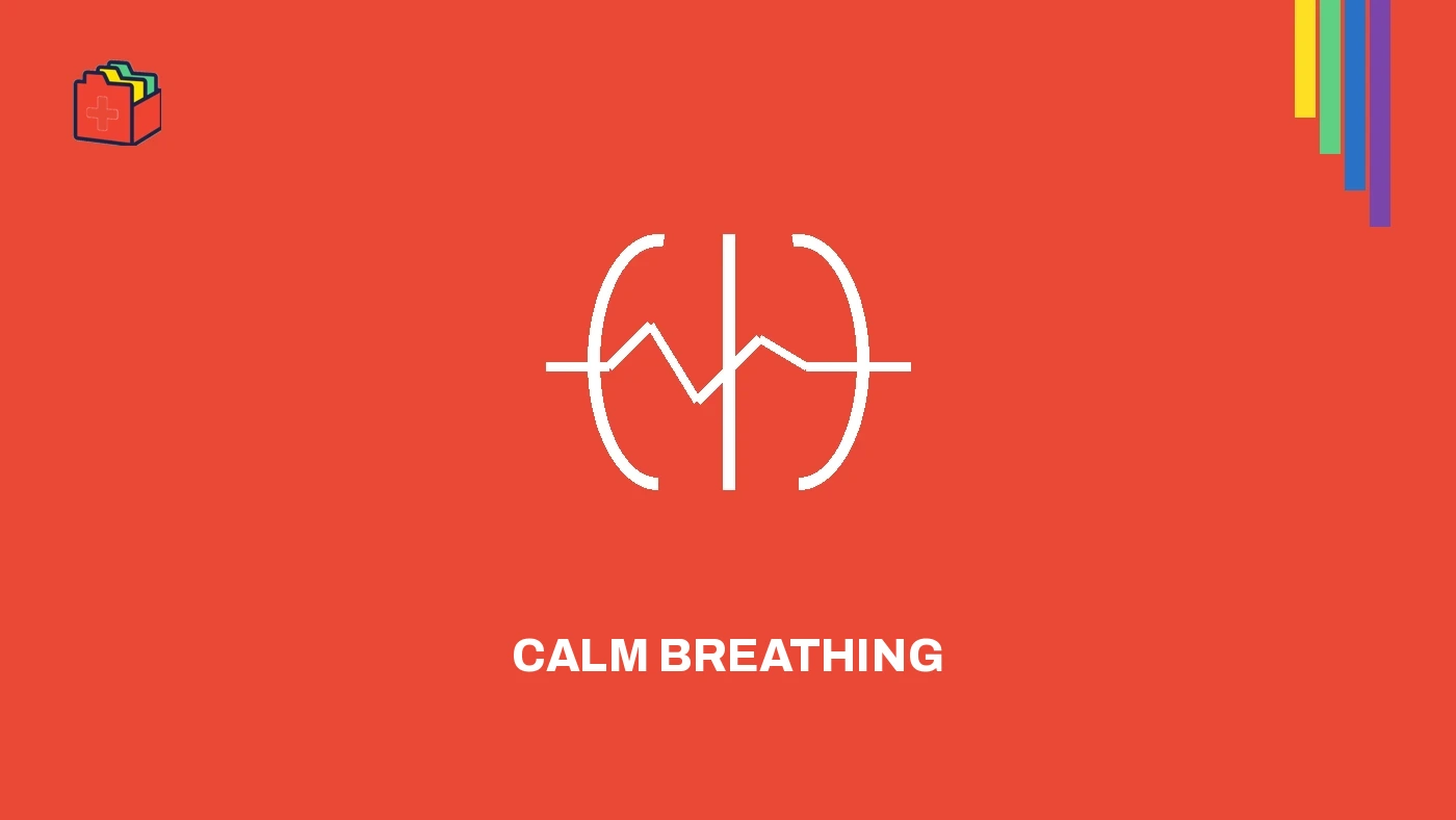 ActiBox banner: breathing calmly