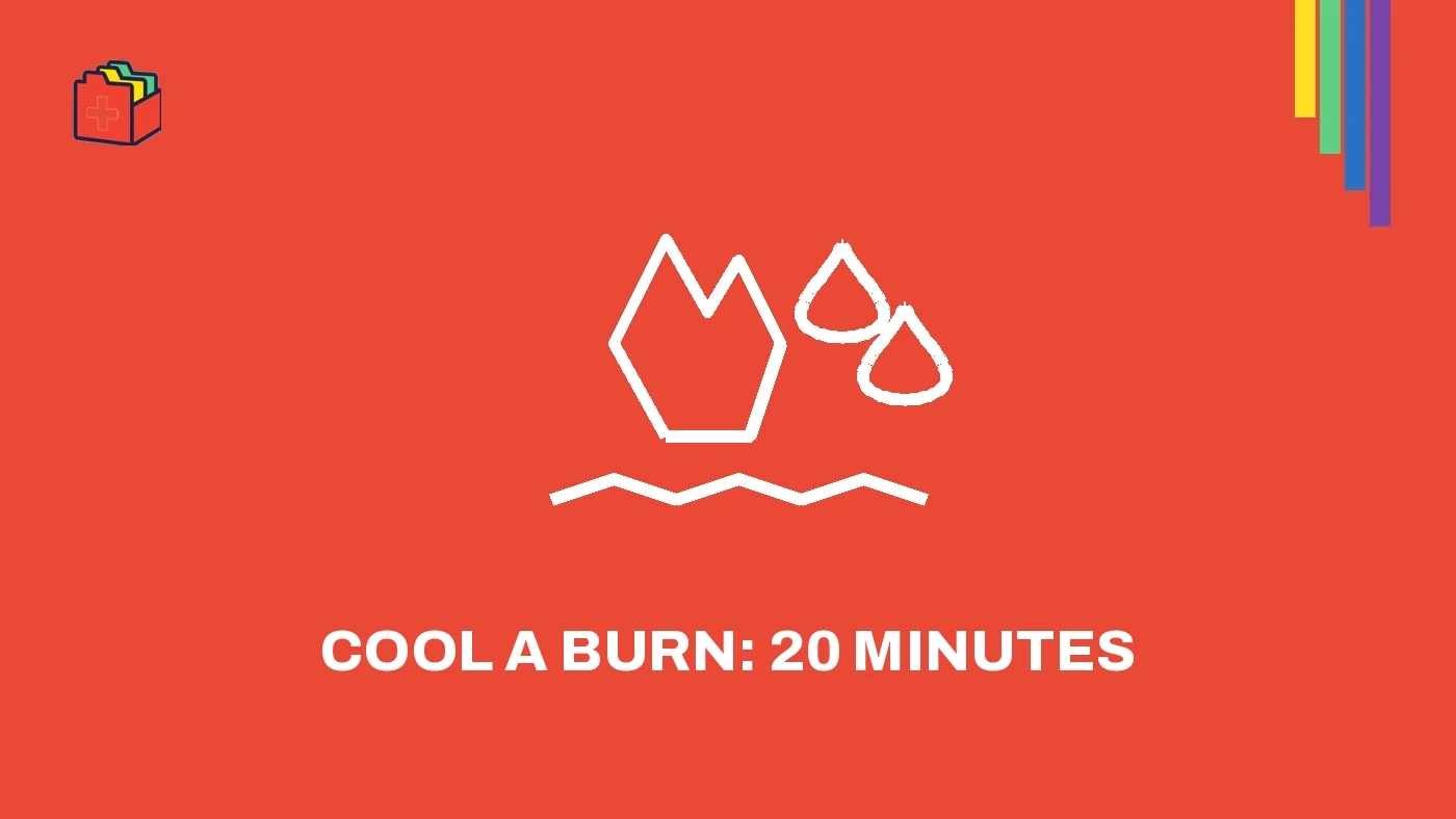 ActiBox banner: line icon of a flame and water drops
